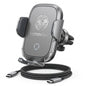 Venoviax™ AeroGrip 15W Wireless Car Charging Mount – Fast-Charging Air Vent Phone Holder with Secure Clamp, 360° Rotation & USB-C Power